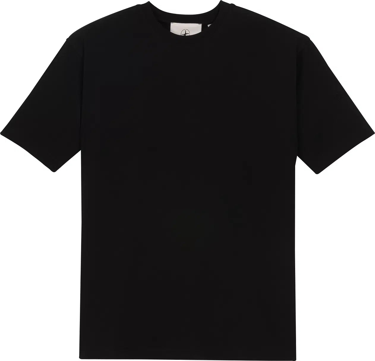 T-Shirt Schwarz Unisex mit Backprint White