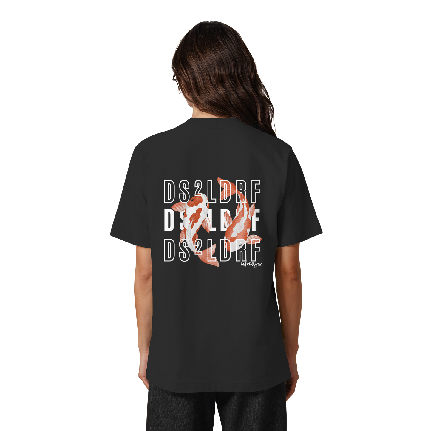 0211-Koi - Heavy Oversized Organic Shirt