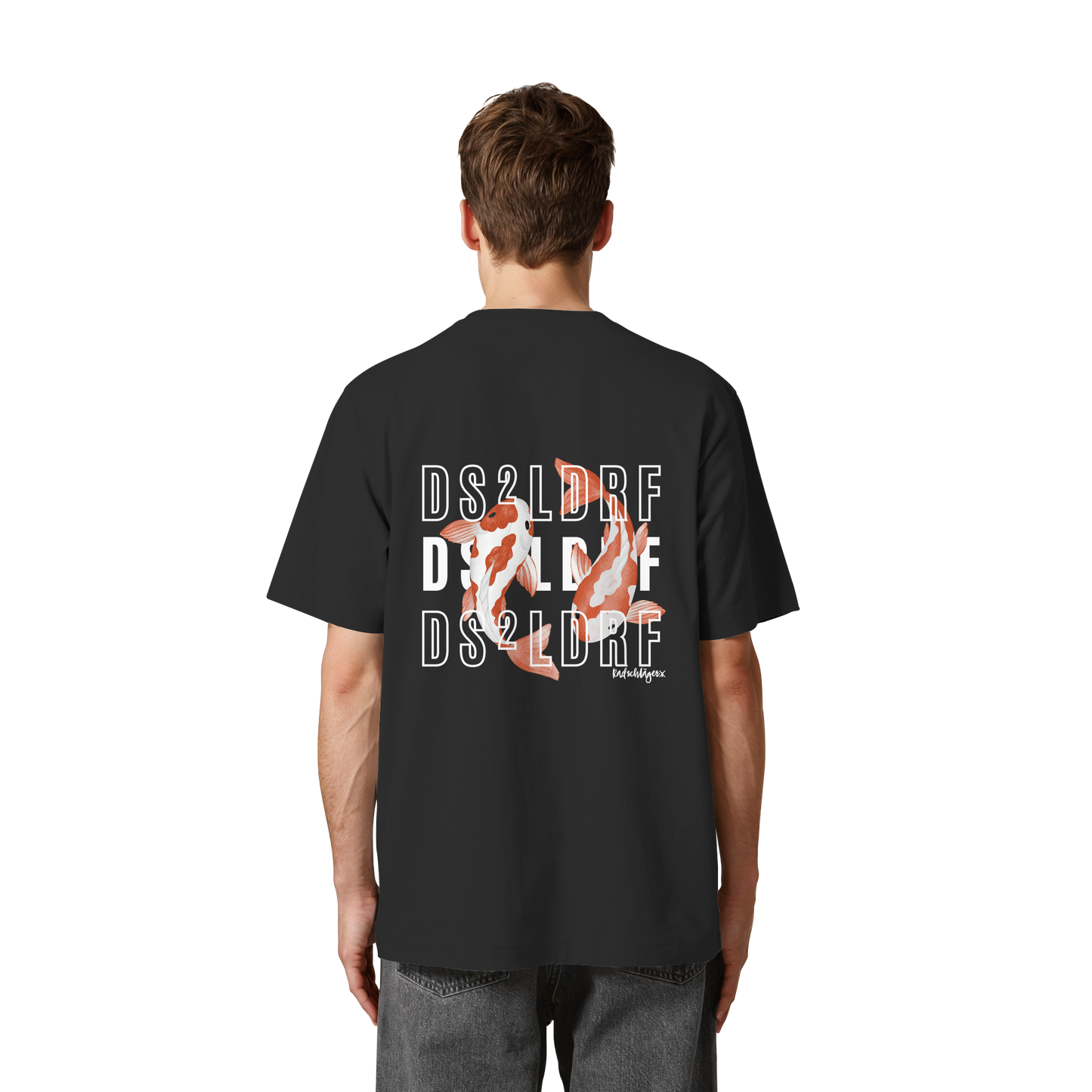 0211-Koi - Heavy Oversized Organic Shirt