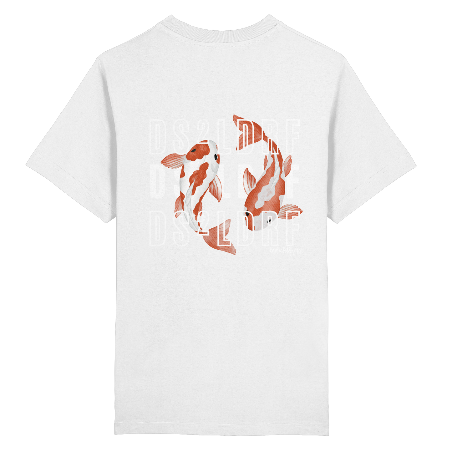 0211-Koi - Heavy Oversized Organic Shirt