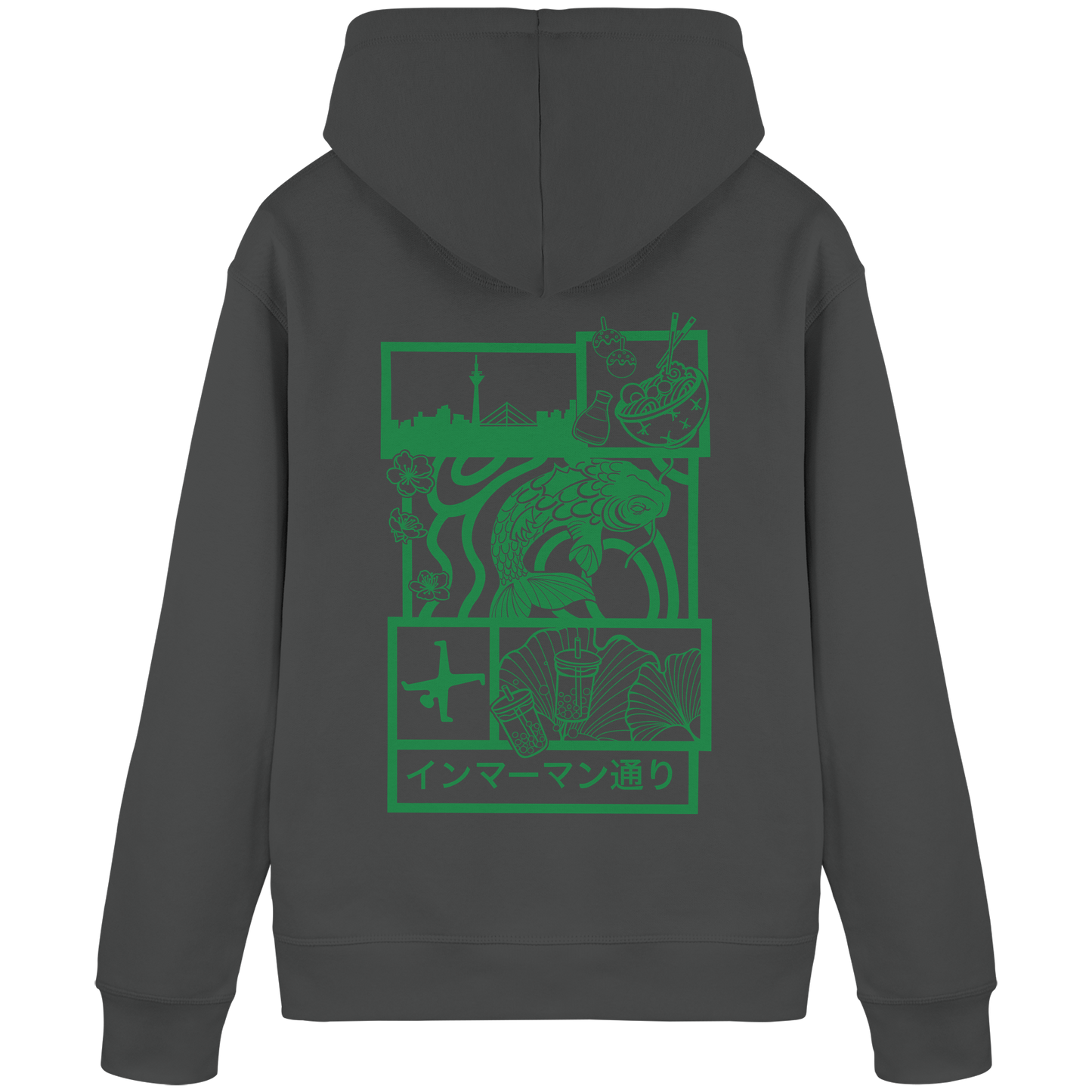 Immermann Vibes - Verte - Organic Basic Hoodie