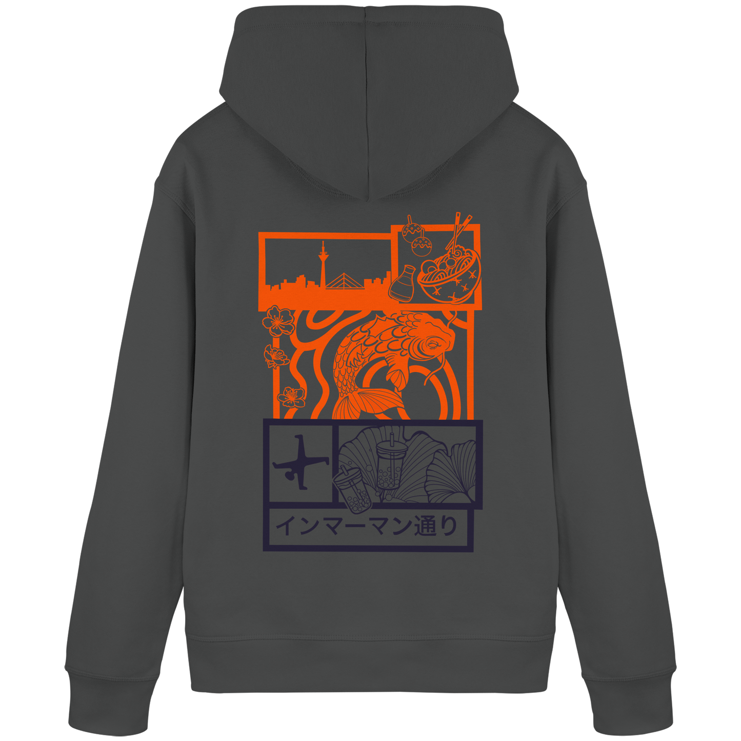 Immermann Vibes - Orange - Organic Basic Hoodie
