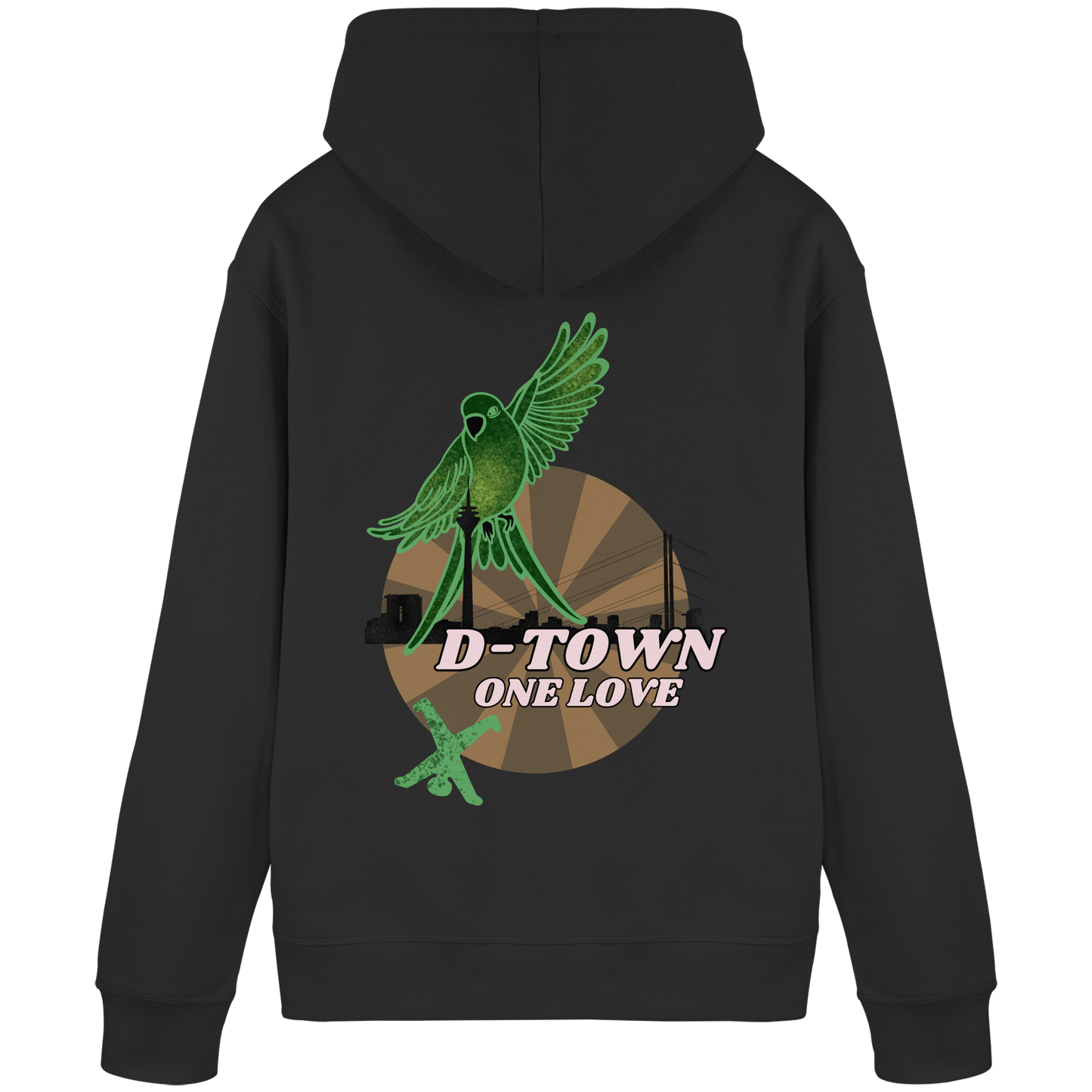 Rising Bird - Maron - Organic Basic Hoodie