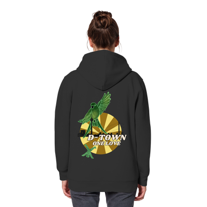 Rising Bird - Green - Organic Basic Hoodie
