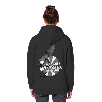 Rising Bird - Monochrome - Organic Basic Hoodie
