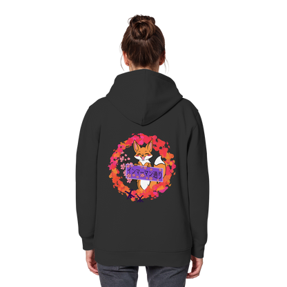 Japan - Fox - Red - Organic Basic Hoodie