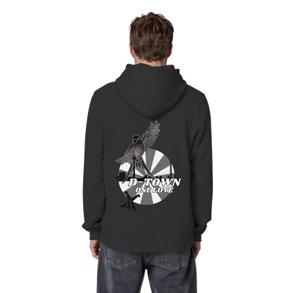 Rising Bird - Monochrome - Organic Basic Hoodie