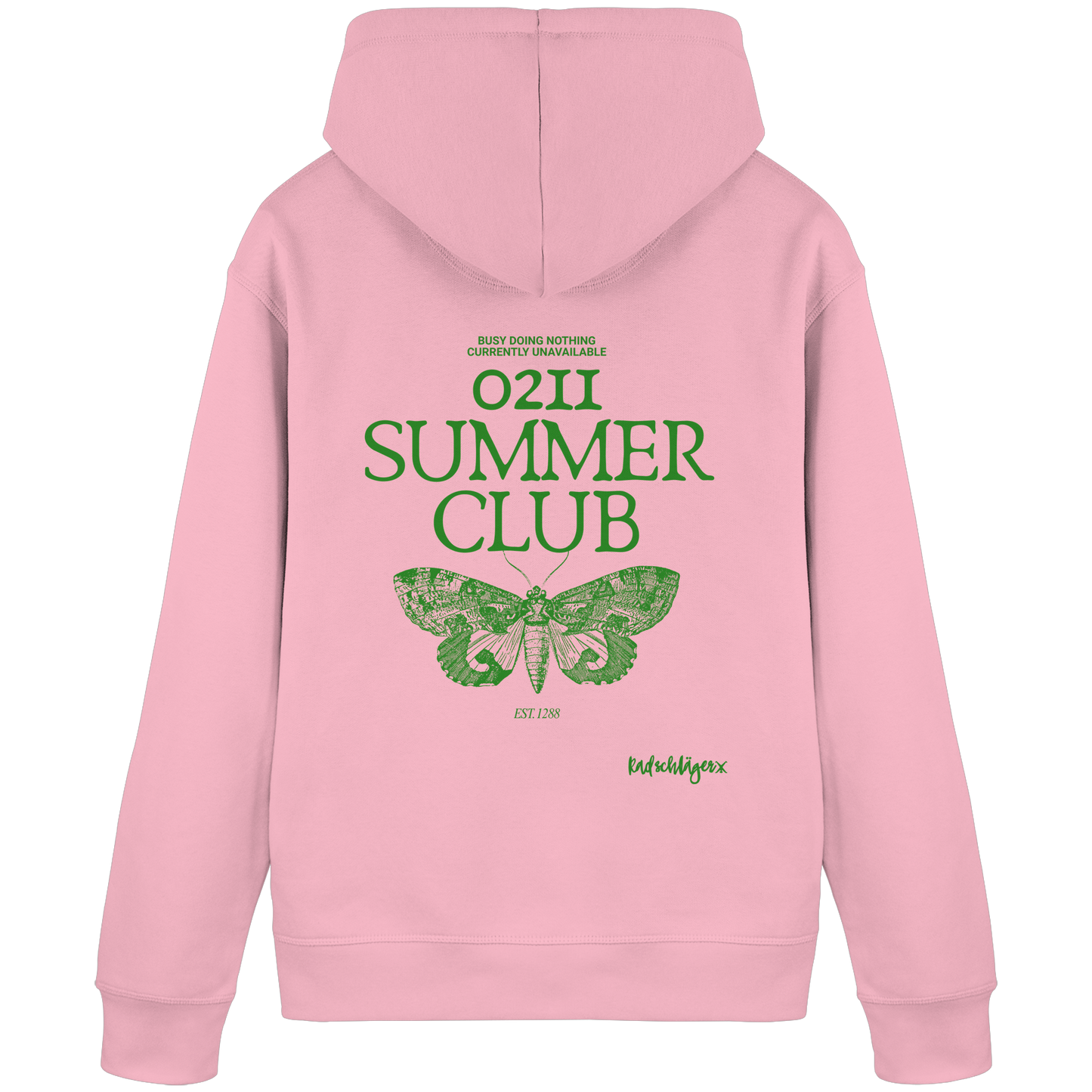 0211 Summer Club - Green Escape - Organic Basic Hoodie