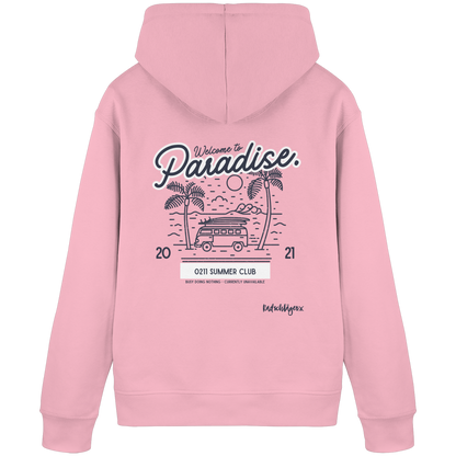0211 Summer Club - Welcome to Paradise - Organic Basic Hoodie