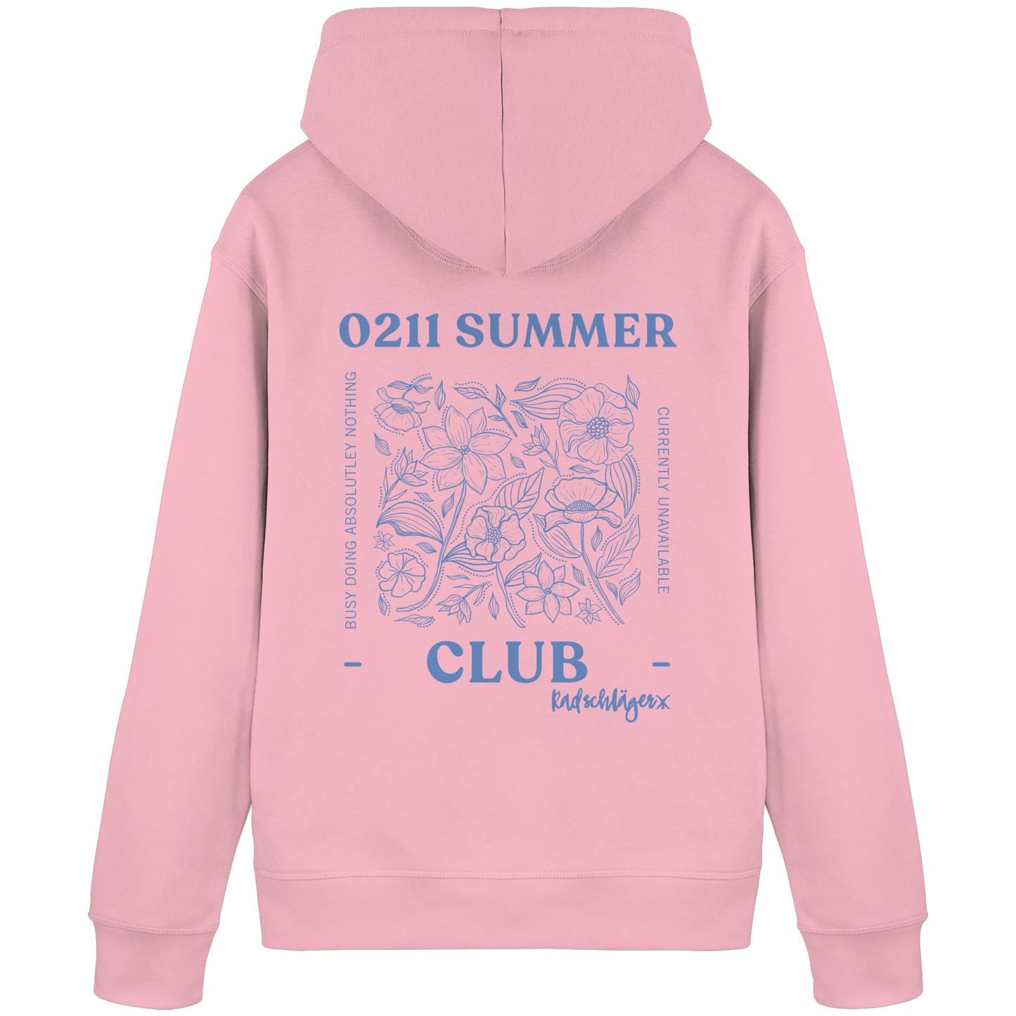 0211 Summer Club - Botanical Drift - Organic Basic Hoodie