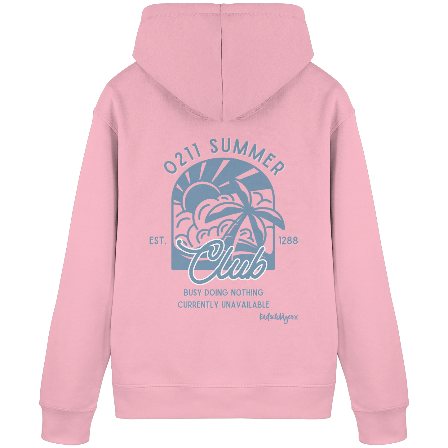 0211 Summer Club - Sunset Routine - Organic Basic Hoodie