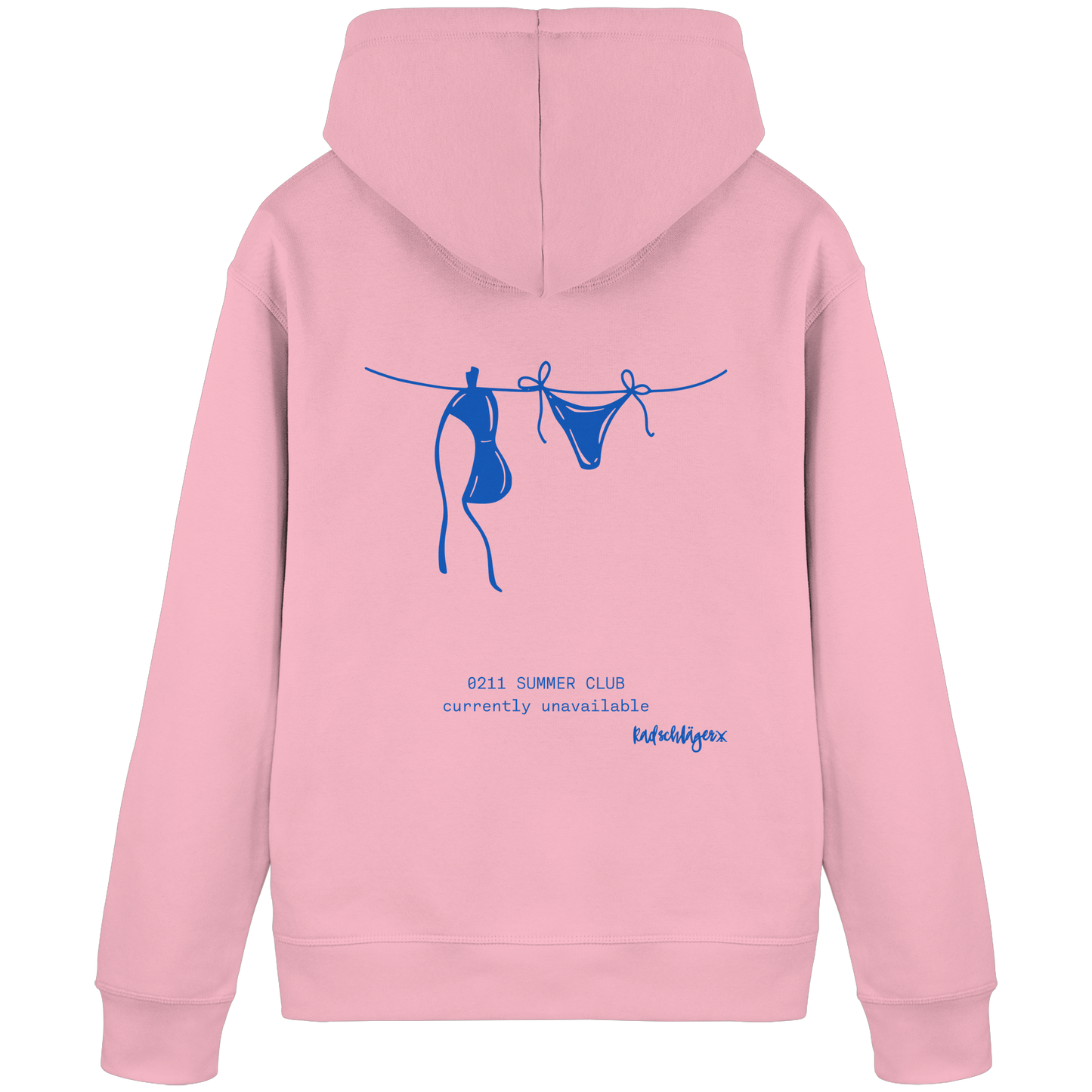 0211 Summer Club - Drying Off - Organic Basic Hoodie