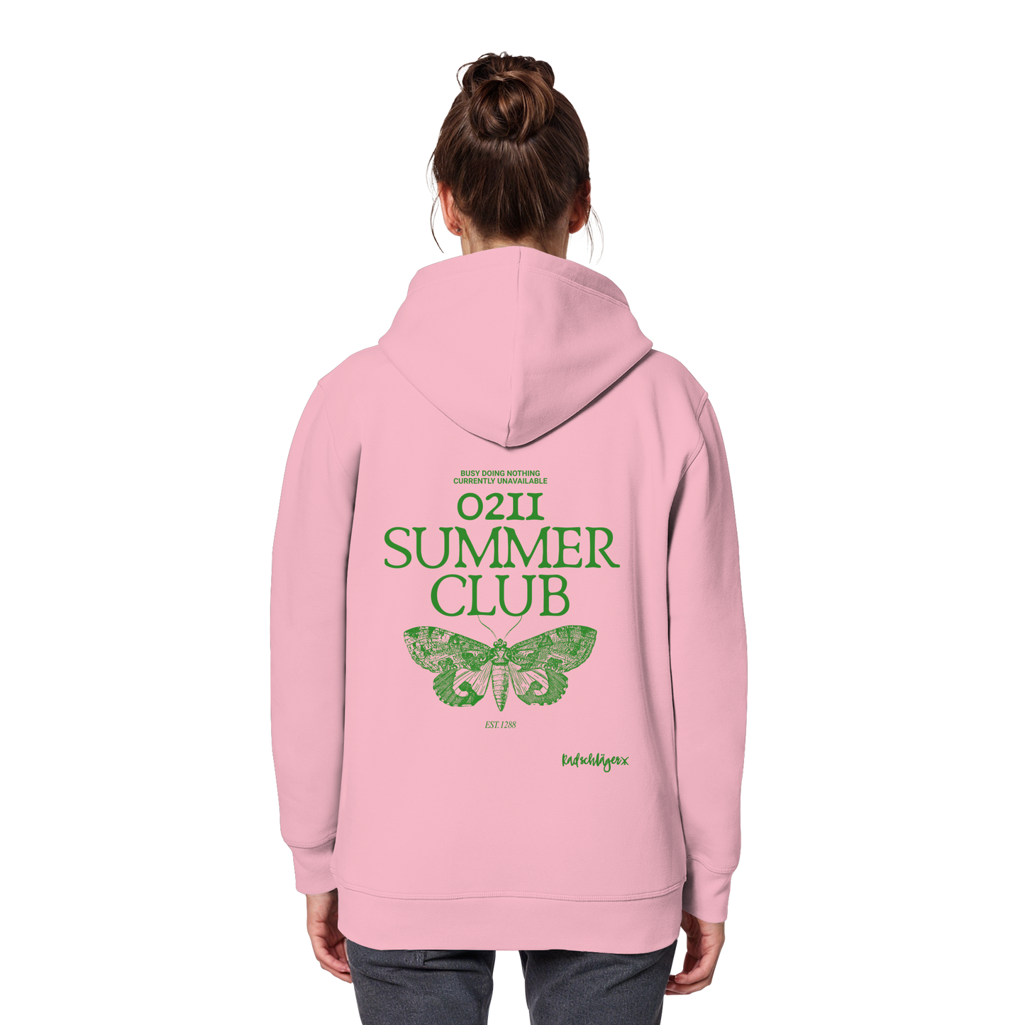 0211 Summer Club - Green Escape - Organic Basic Hoodie