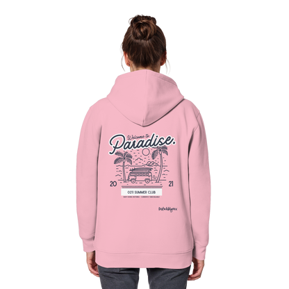 0211 Summer Club - Welcome to Paradise - Organic Basic Hoodie