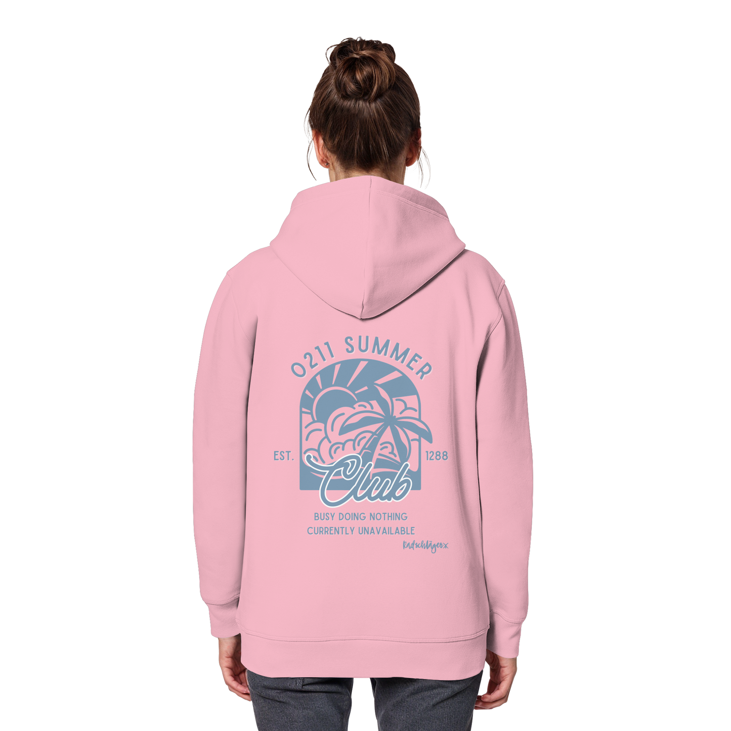 0211 Summer Club - Sunset Routine - Organic Basic Hoodie