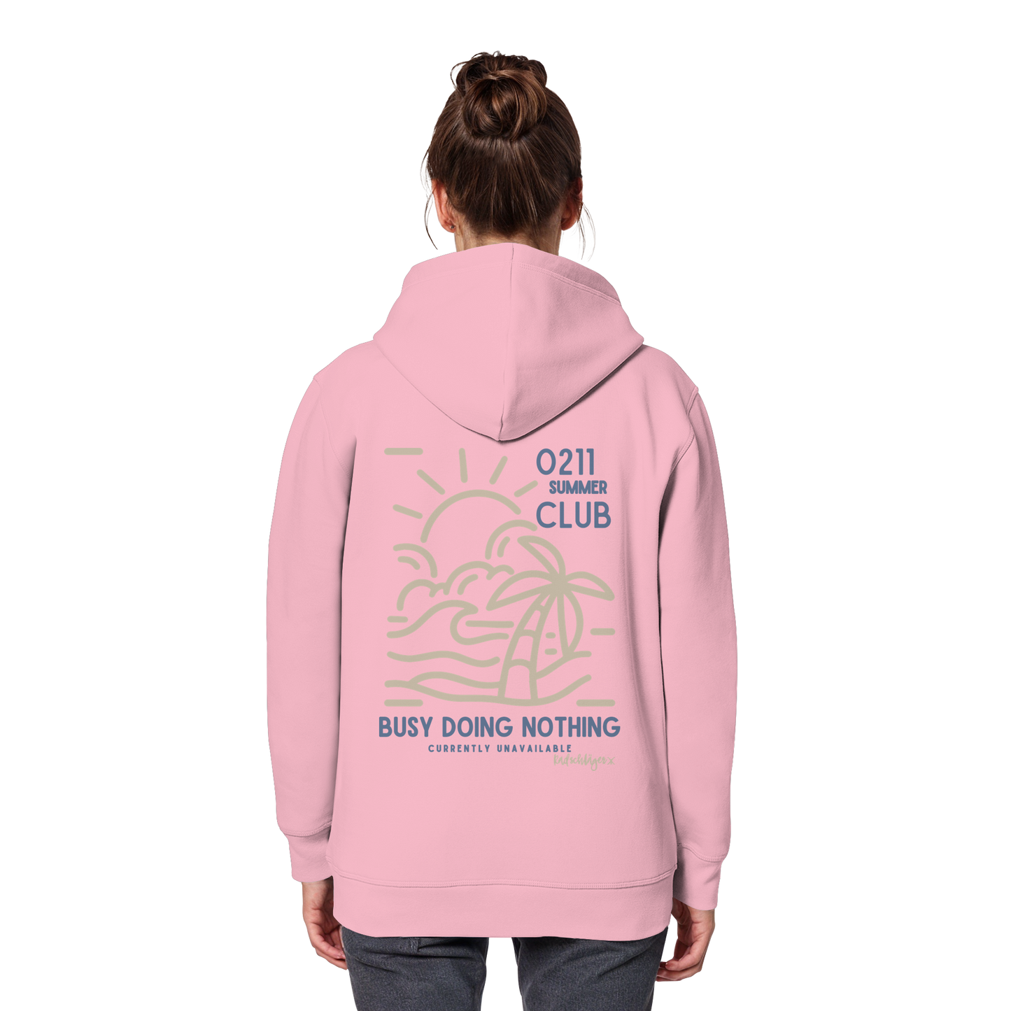0211 Summer Club - Out of Office - Organic Basic Hoodie