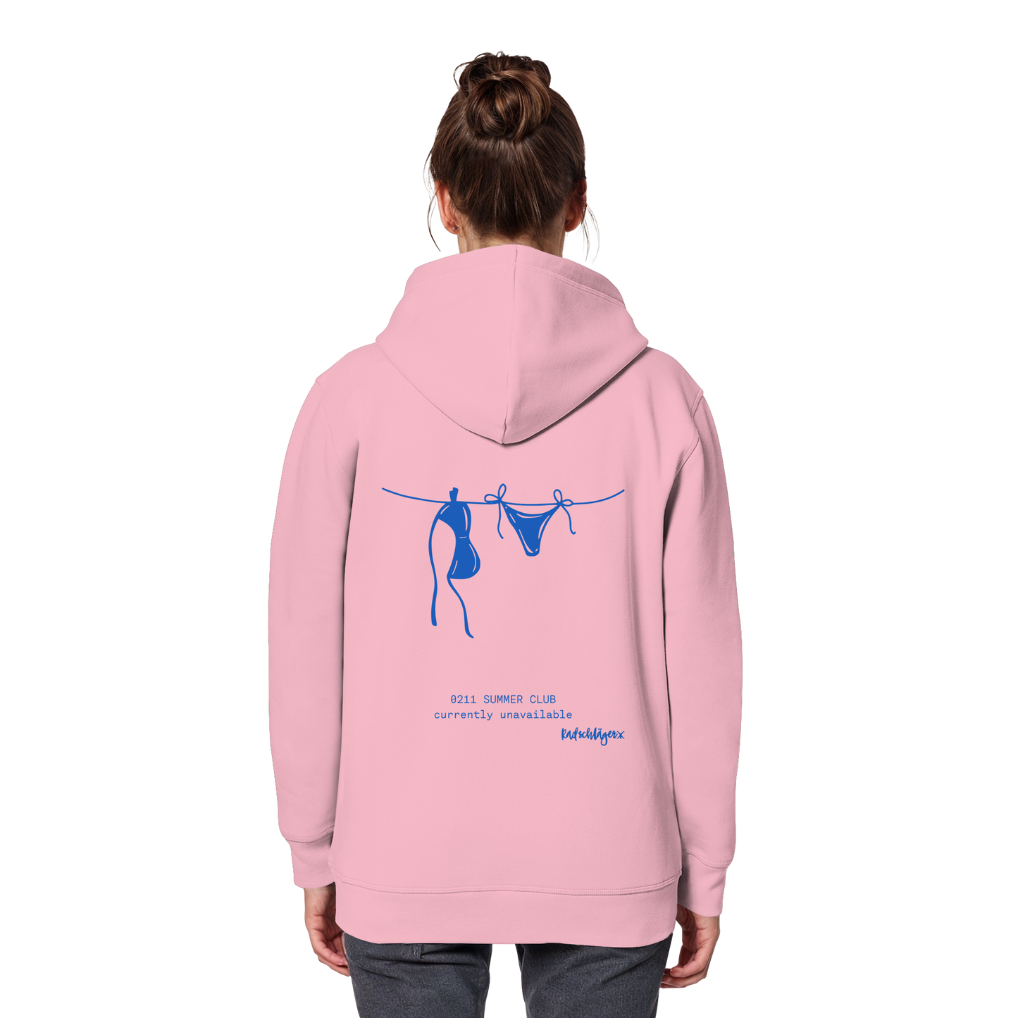 0211 Summer Club - Drying Off - Organic Basic Hoodie