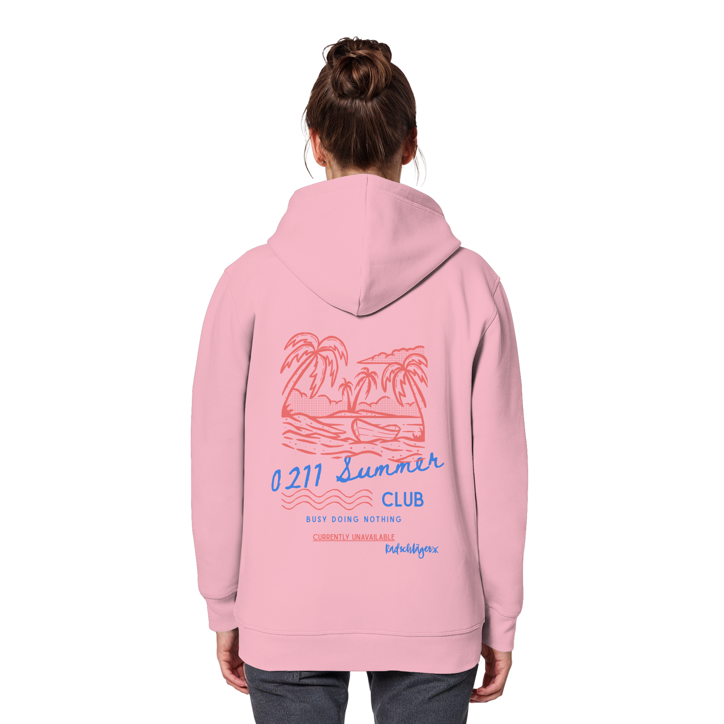 0211 Summer Club - Island State of Mind - Organic Basic Hoodie
