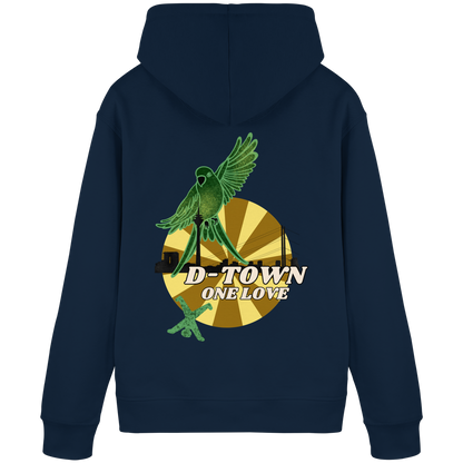 Rising Bird - Green - Organic Basic Hoodie