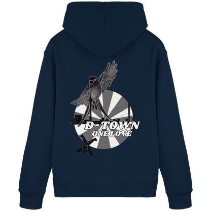 Rising Bird - Monochrome - Organic Basic Hoodie