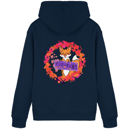 Japan - Fox - Red - Organic Basic Hoodie
