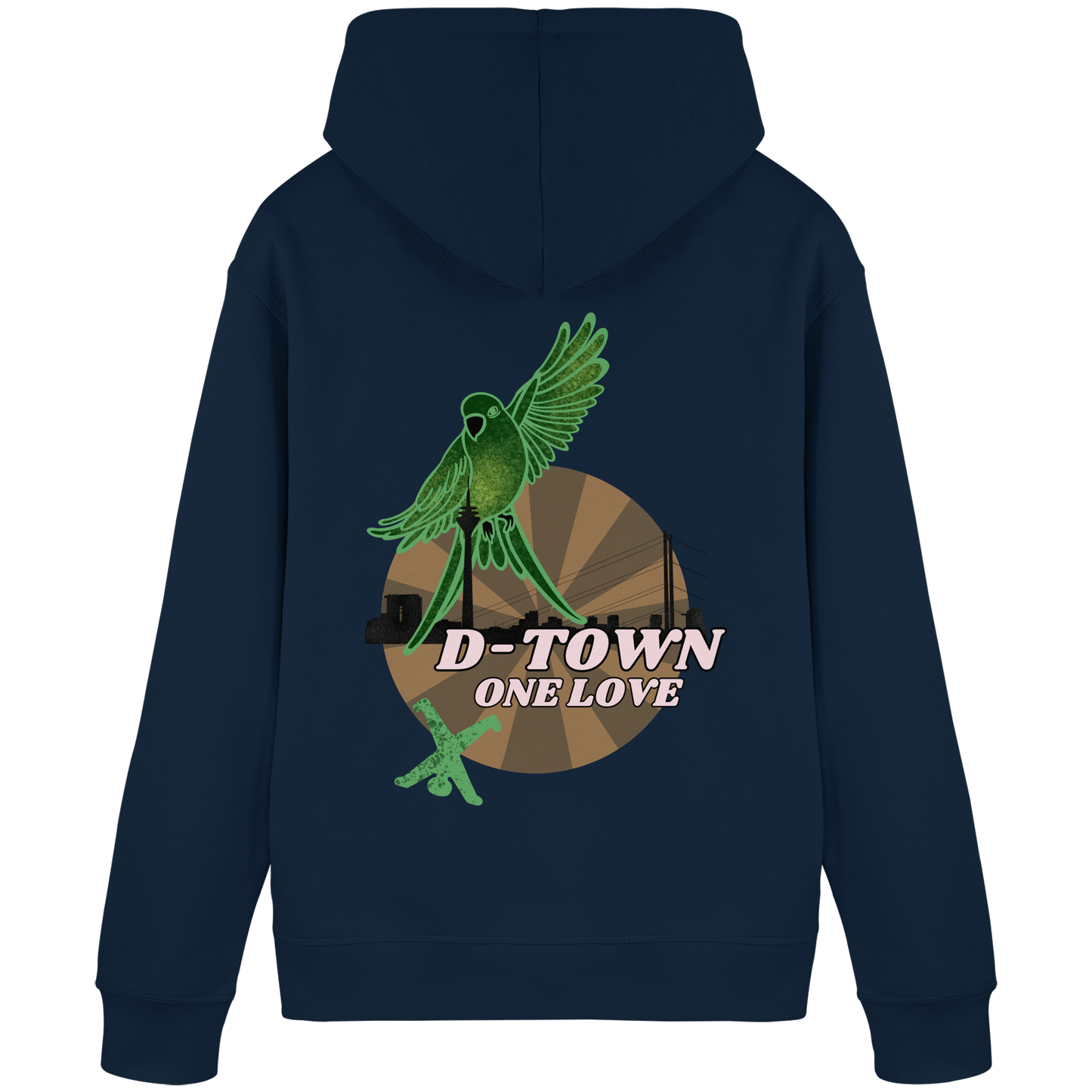 Rising Bird - Maron - Organic Basic Hoodie