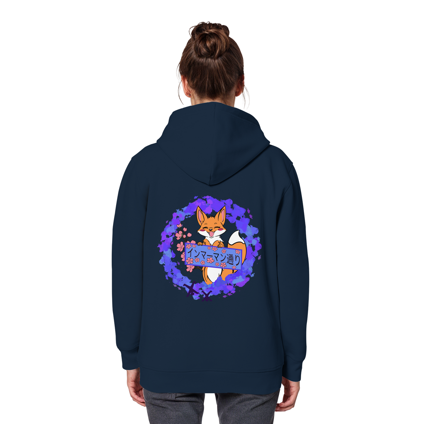 Japan - Fox  - Organic Basic Hoodie
