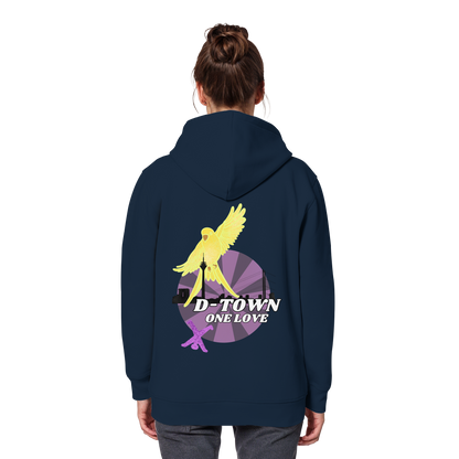 Rising Bird - Yellow - Organic Basic Hoodie