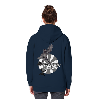 Rising Bird - Monochrome - Organic Basic Hoodie