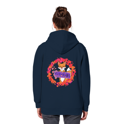 Japan - Fox - Red - Organic Basic Hoodie