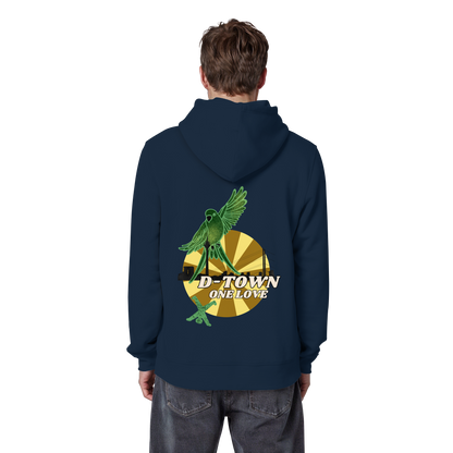 Rising Bird - Green - Organic Basic Hoodie