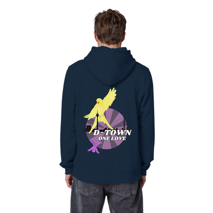 Rising Bird - Yellow - Organic Basic Hoodie