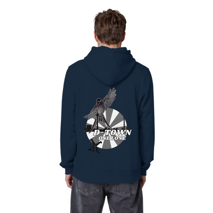 Rising Bird - Monochrome - Organic Basic Hoodie