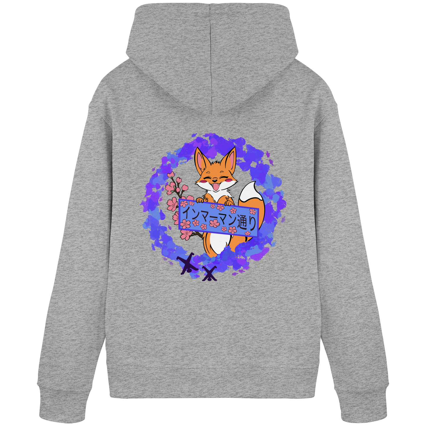 Japan - Fox  - Organic Basic Hoodie