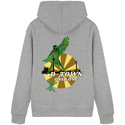 Rising Bird - Green - Organic Basic Hoodie