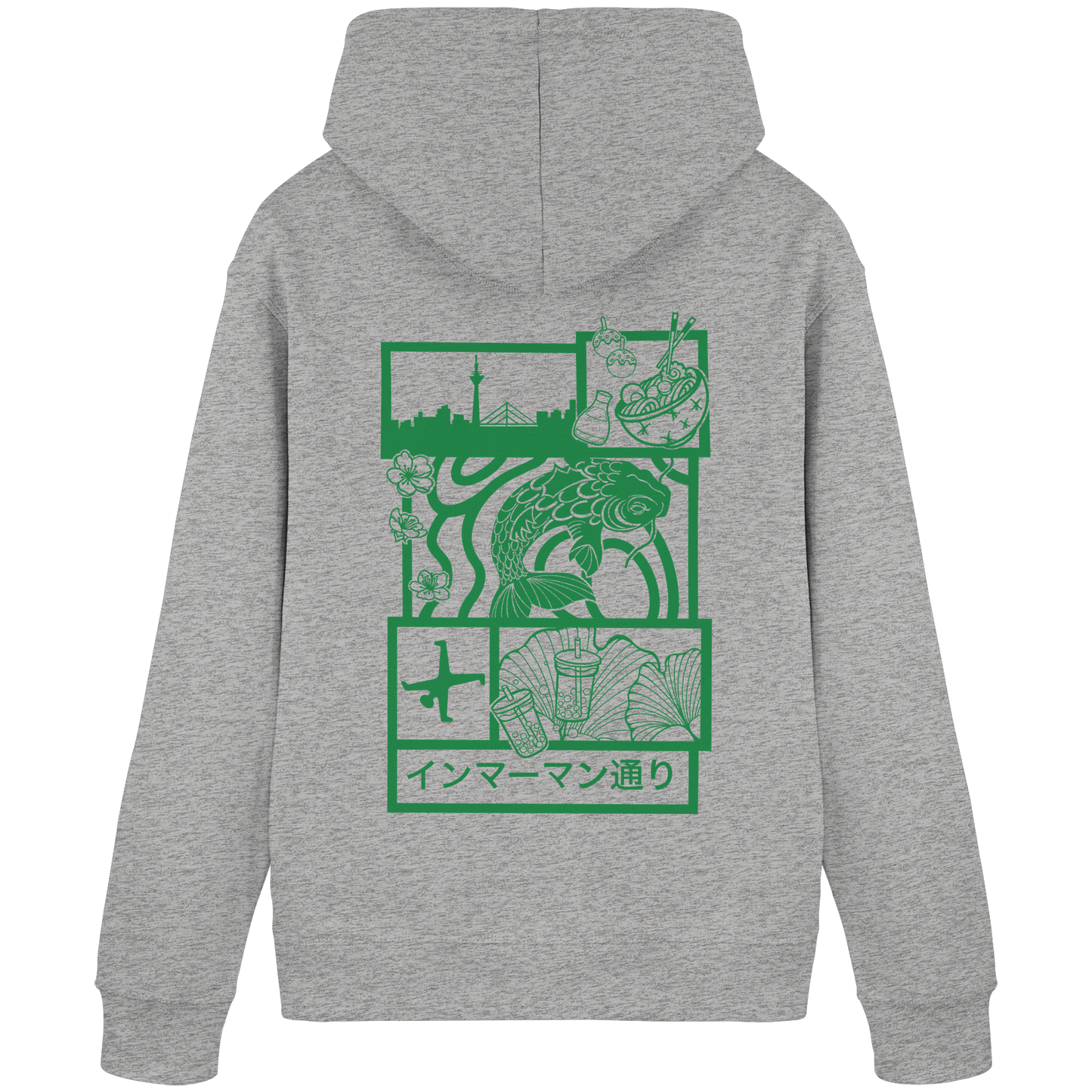 Immermann Vibes - Verte - Organic Basic Hoodie