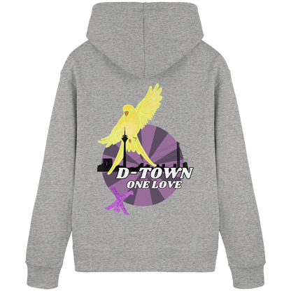 Rising Bird - Yellow - Organic Basic Hoodie