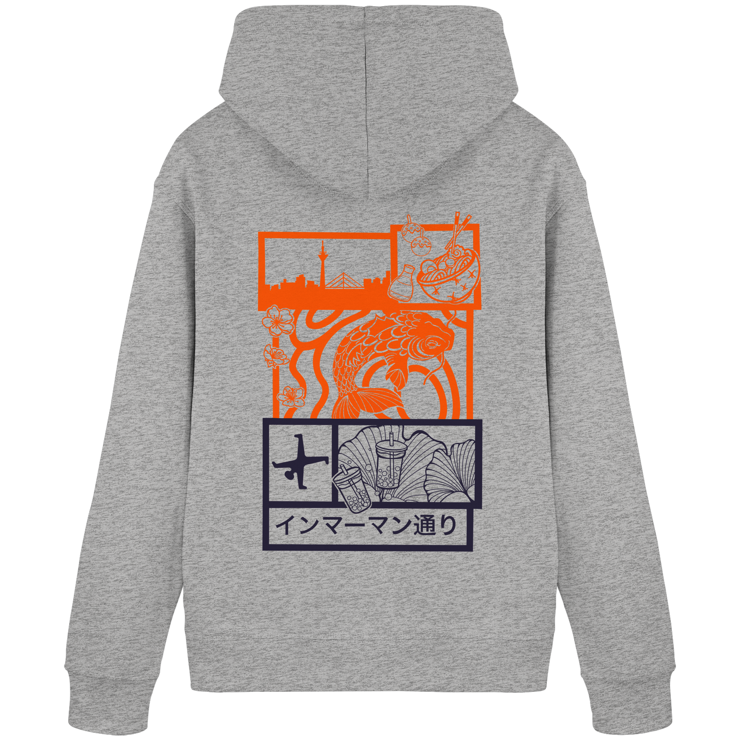 Immermann Vibes - Orange - Organic Basic Hoodie