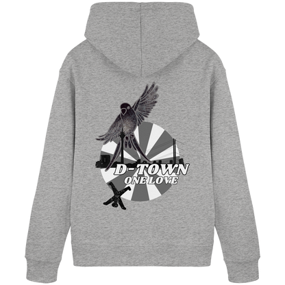 Rising Bird - Monochrome - Organic Basic Hoodie