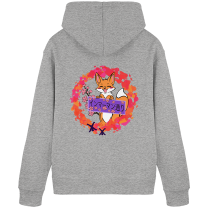 Japan - Fox - Red - Organic Basic Hoodie
