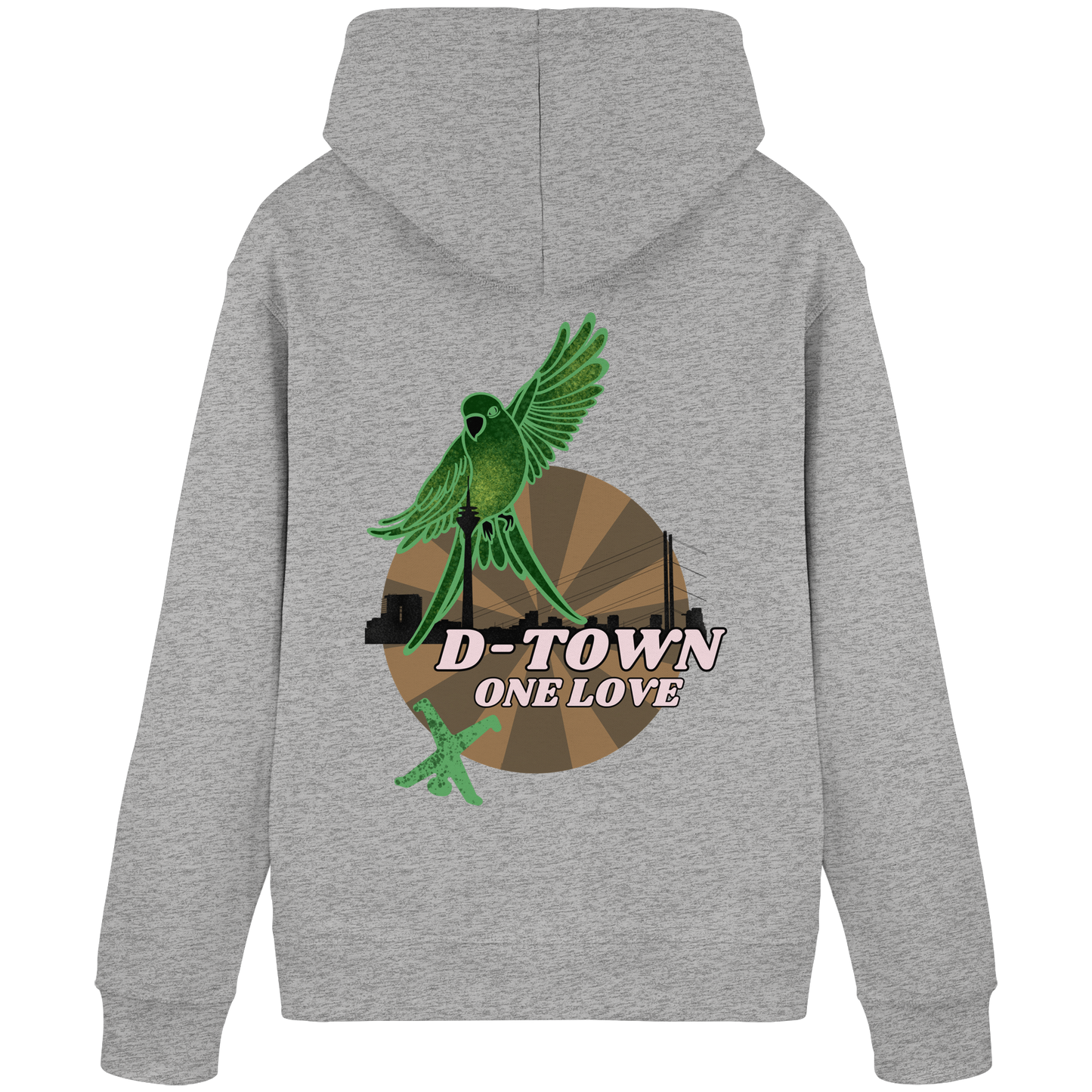 Rising Bird - Maron - Organic Basic Hoodie