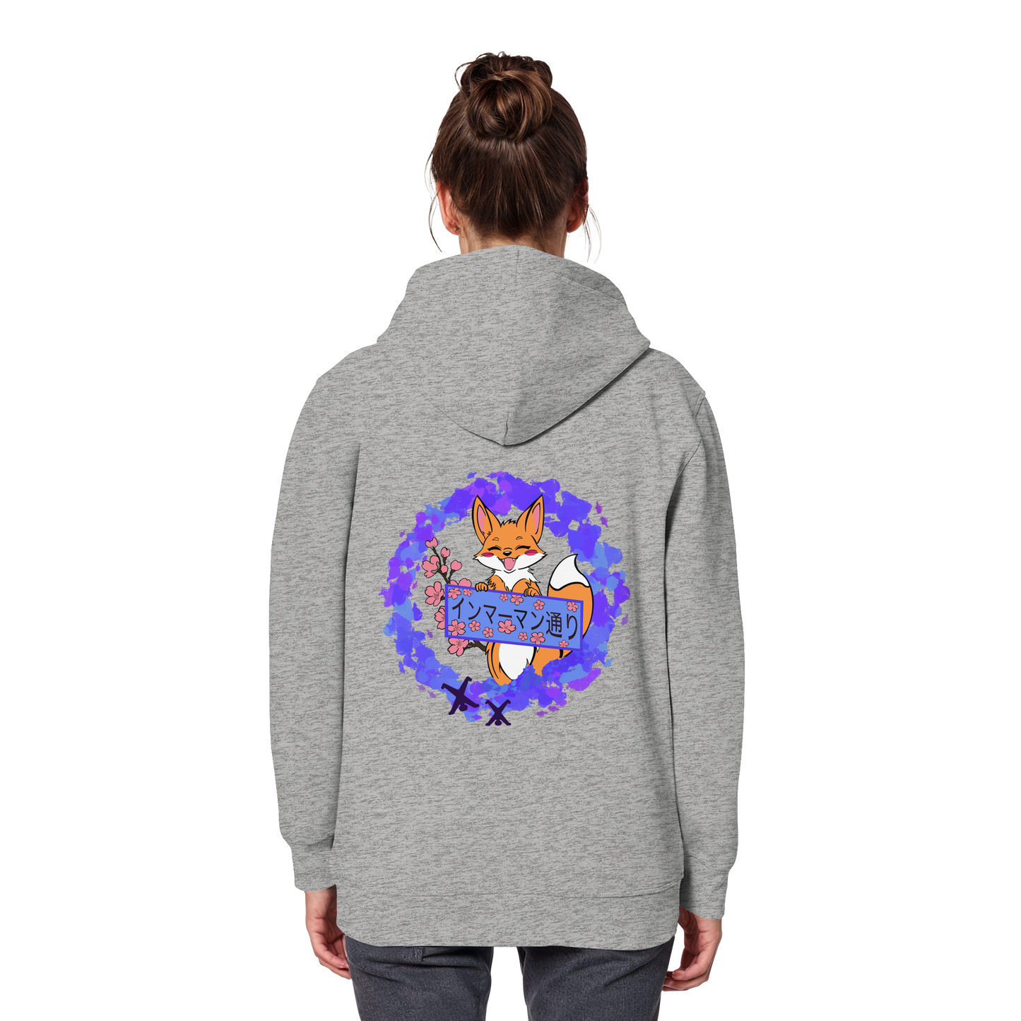 Japan - Fox  - Organic Basic Hoodie