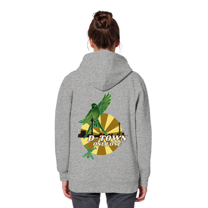 Rising Bird - Green - Organic Basic Hoodie