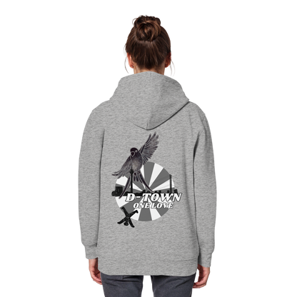 Rising Bird - Monochrome - Organic Basic Hoodie