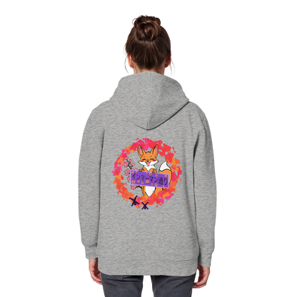 Japan - Fox - Red - Organic Basic Hoodie