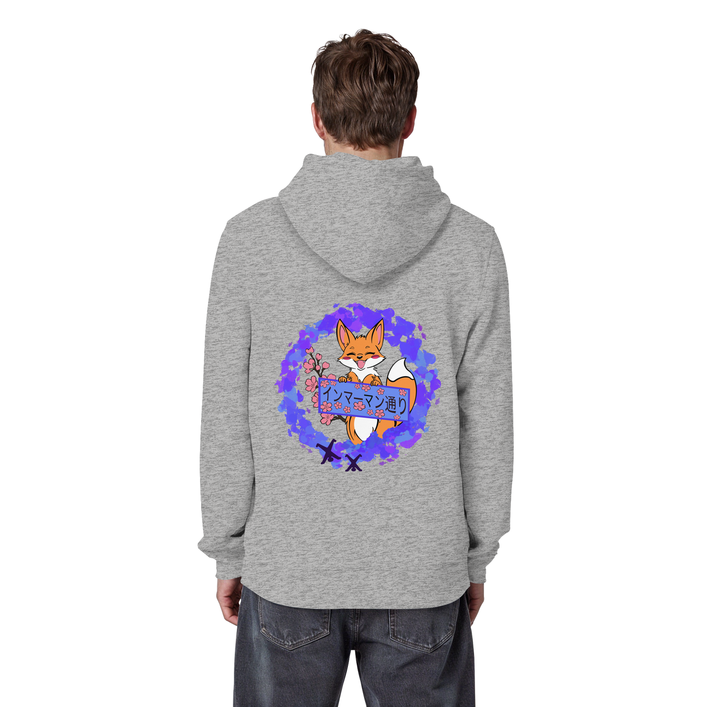 Japan - Fox  - Organic Basic Hoodie