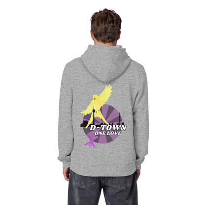 Rising Bird - Yellow - Organic Basic Hoodie