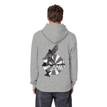 Rising Bird - Monochrome - Organic Basic Hoodie