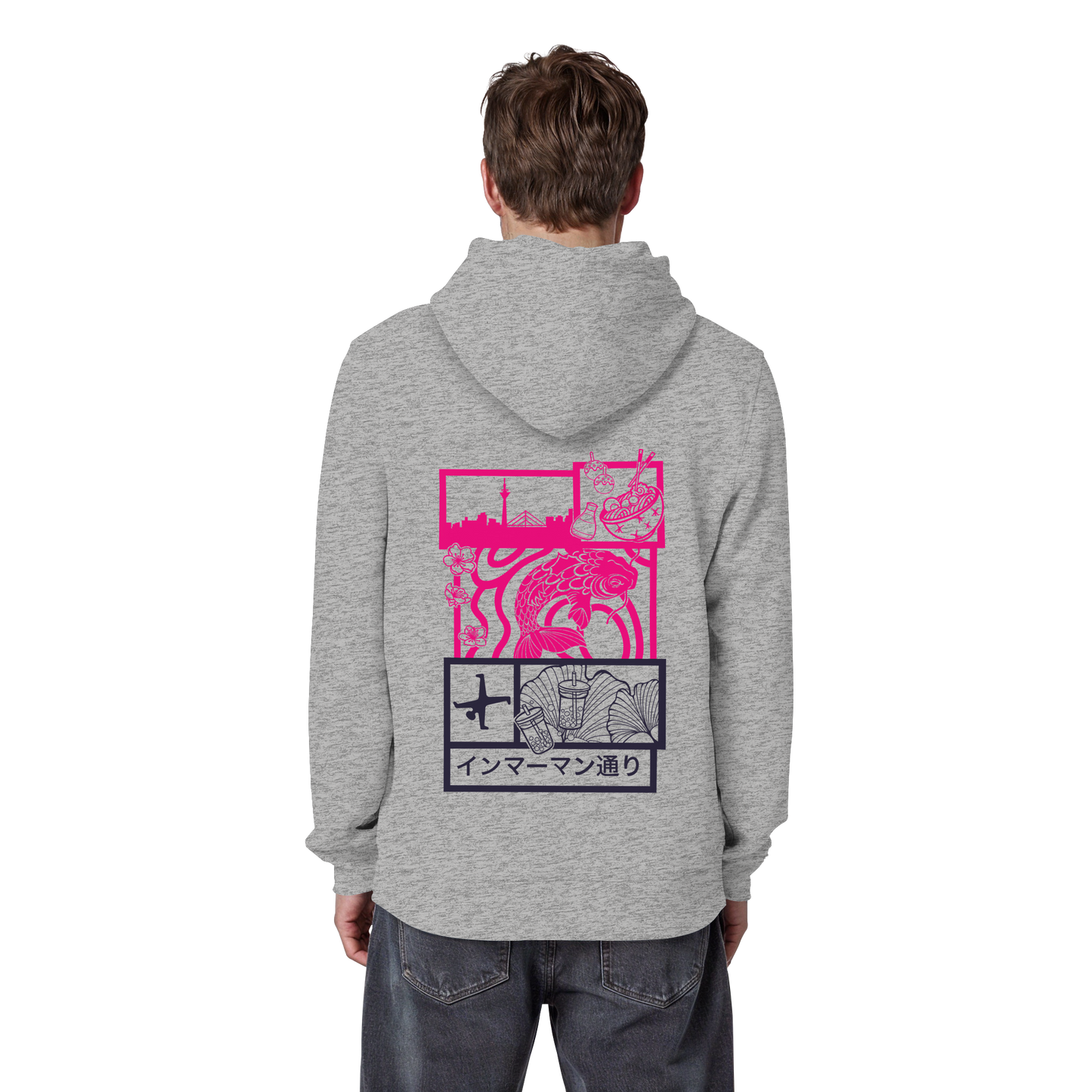 Immermann Vibes - Pink - Organic Basic Hoodie