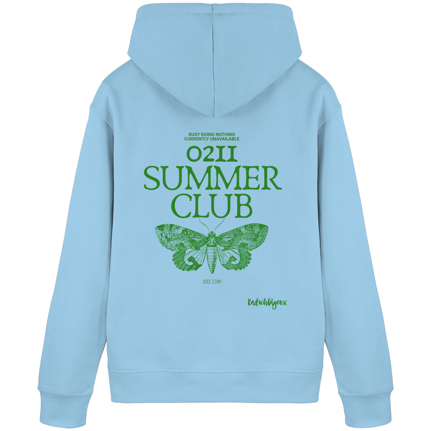 0211 Summer Club - Green Escape - Organic Basic Hoodie